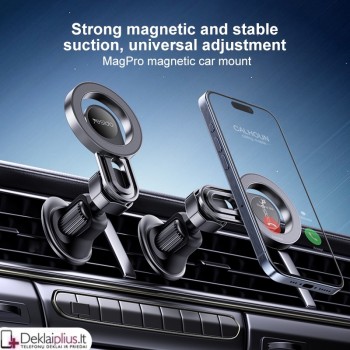 Yesido telefono automobilinis laikiklis magnetinis (magsafe) į groteles Yesido telefono automobilinis laikiklis magnetinis (magsafe) į groteles